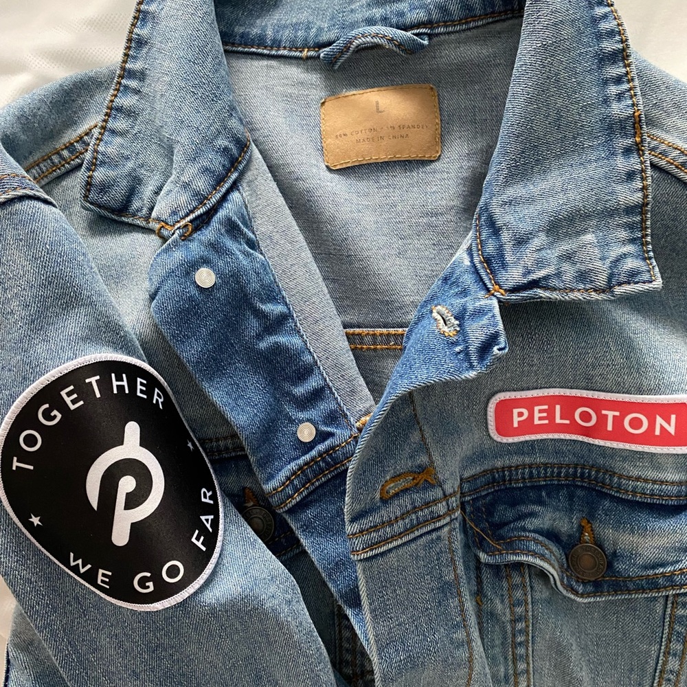 Peloton- Team member Edition denim jacket!